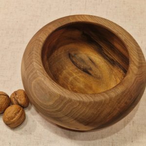 Miska ořech buclatá 16 x 8 cm